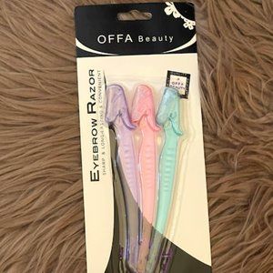 3 PC Eyebrow Razors